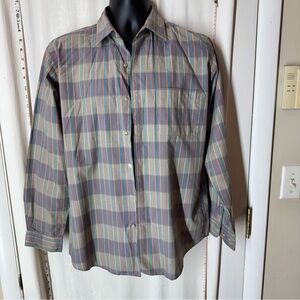 Vintage Men's Lee Wright Plaid Shirt